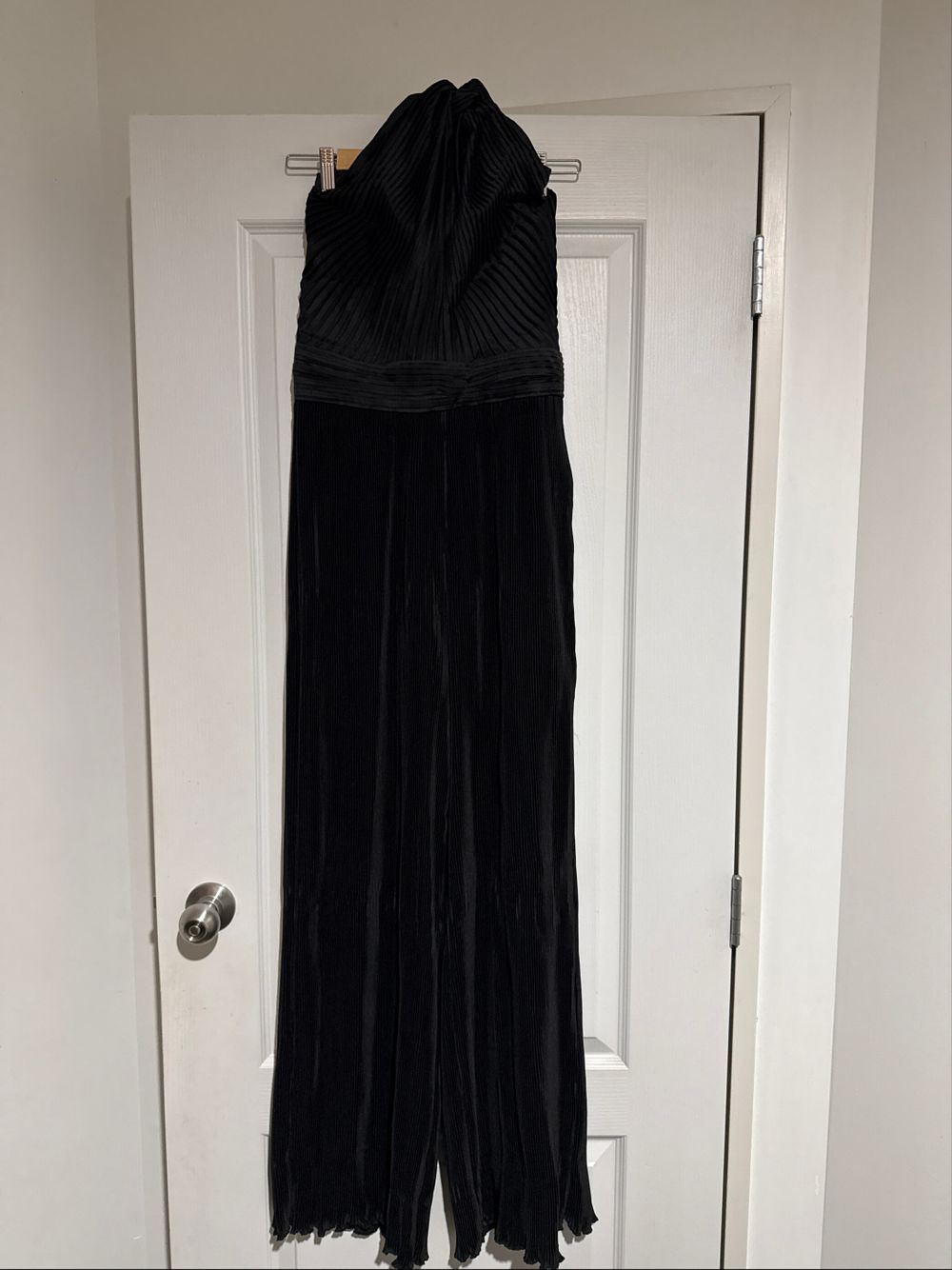 Showpo Wide-leg Black Halter Jumpsuit