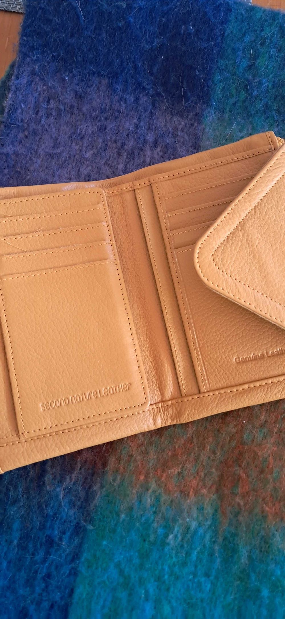 Second Nature Leather Brown Wallet