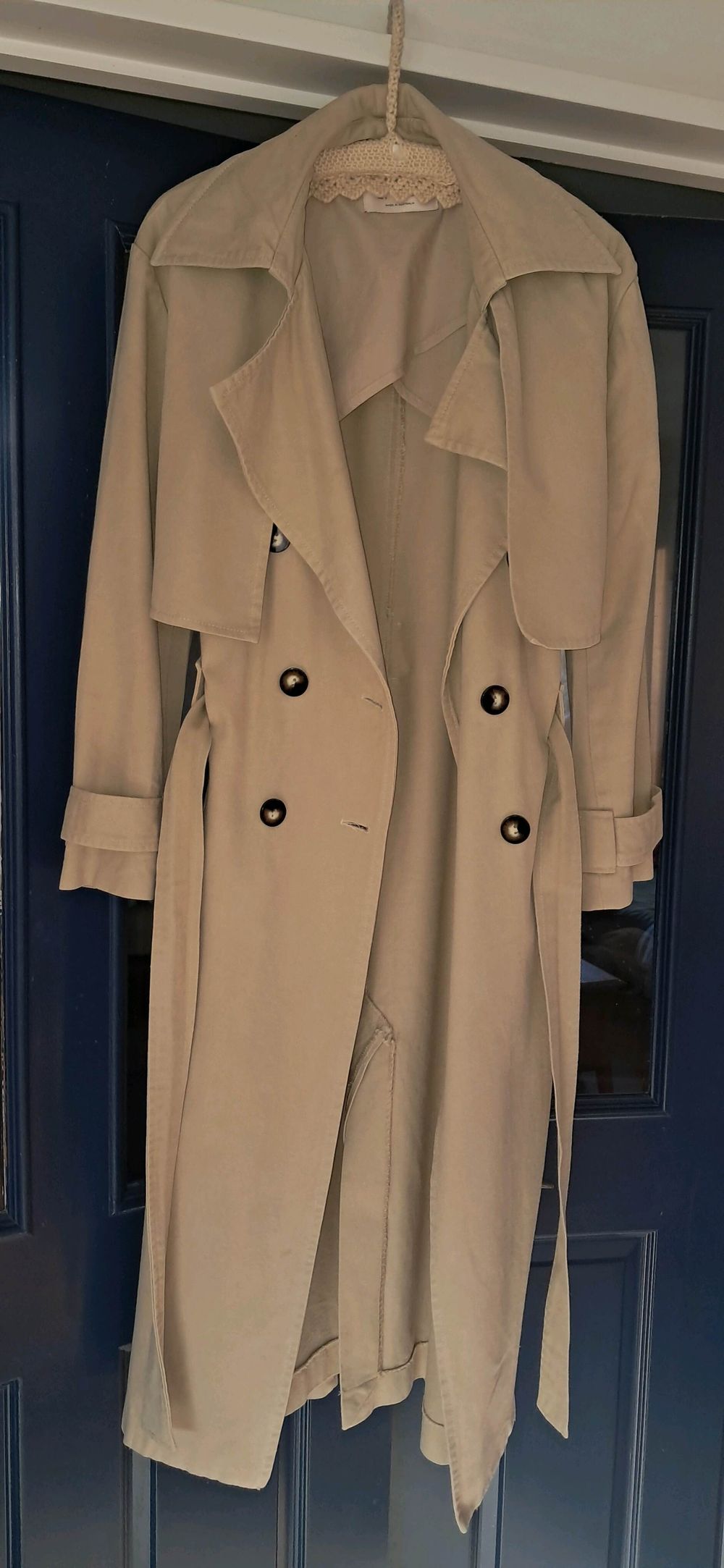 Bec+Bridge Beige Trench Coat