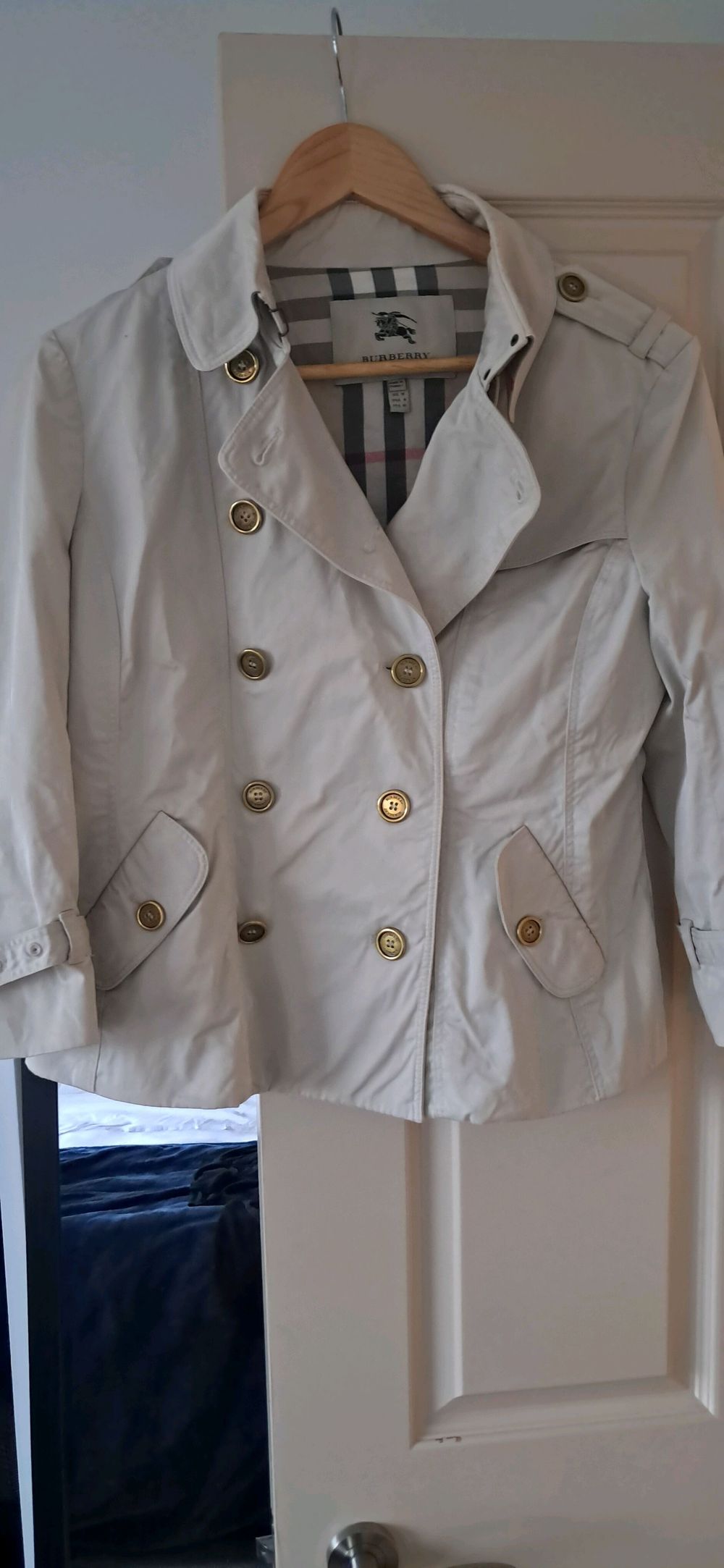 Burberry London Beige Cotton Jacket