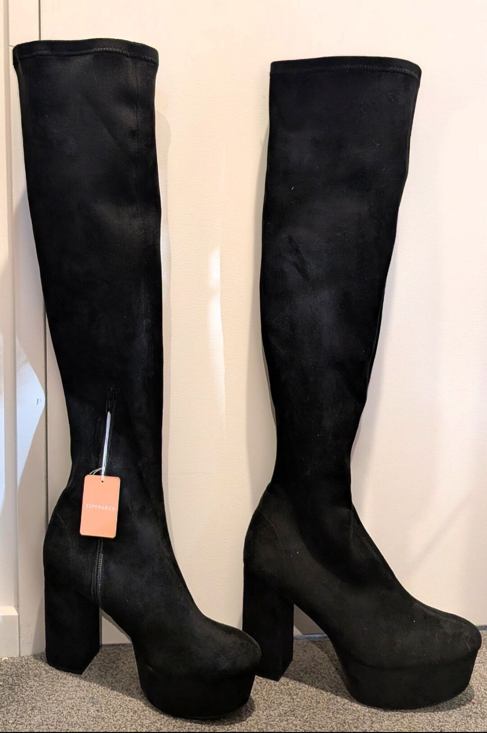 Esperanza Easy Pack Knee High Boots (Over the knee fit) Brand New Bought in Japan