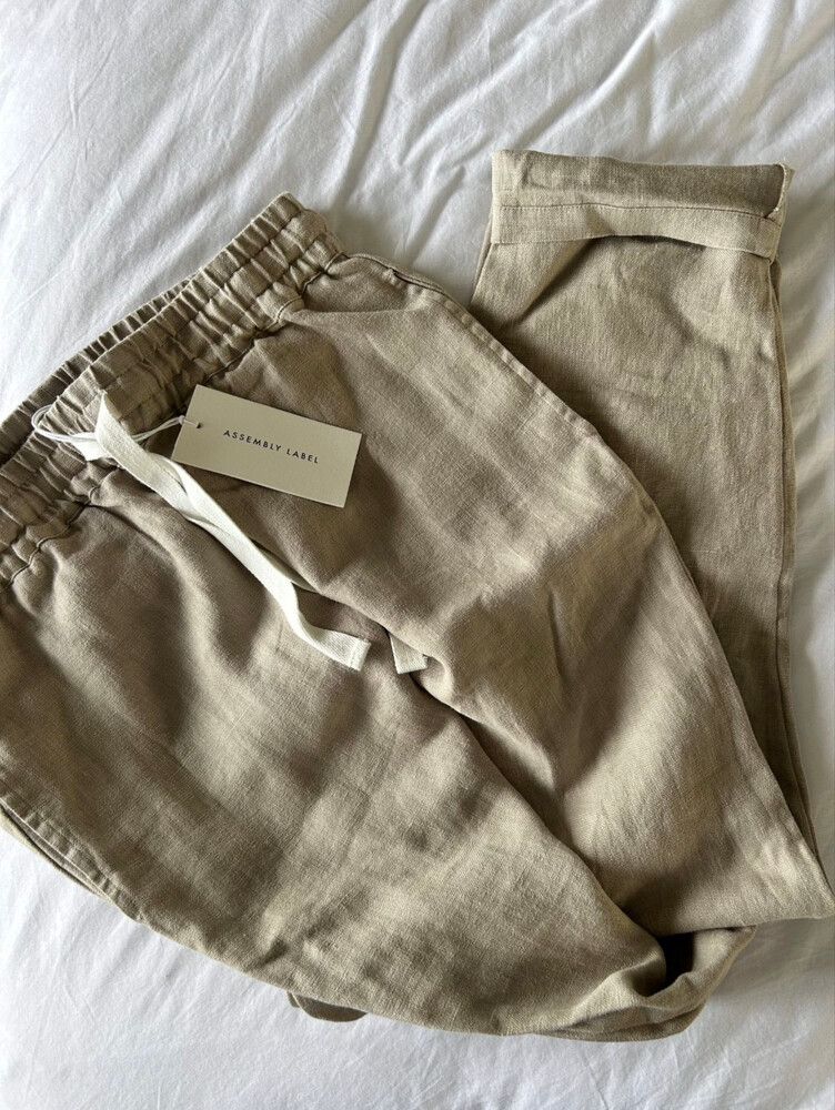 Assembly Label Beige Pants- brand new