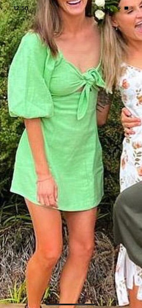 Roxy - Roxy Green Dress on Designer Wardrobe