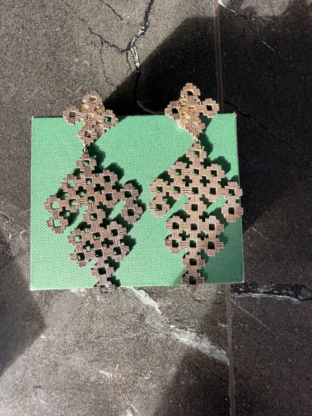 Zoe and Morgan Silver earrings