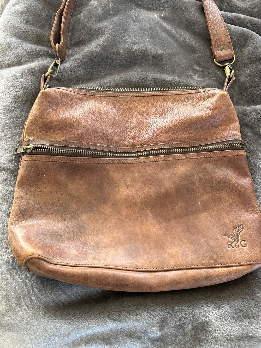 R & G Brown Shoulder Bag