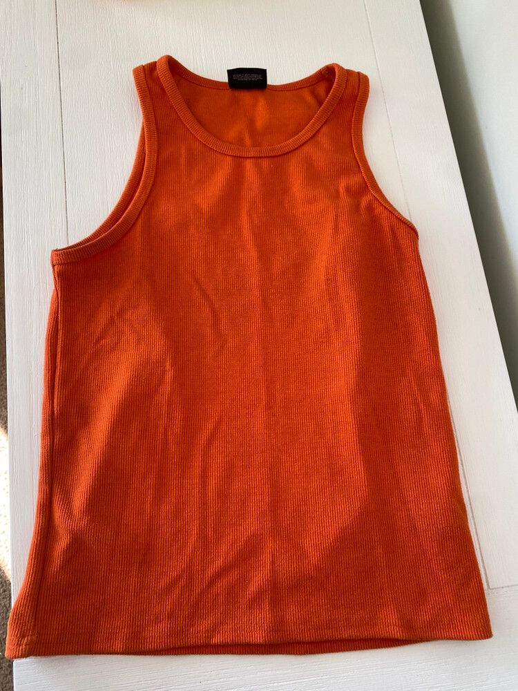 Afends Orange Tank Top