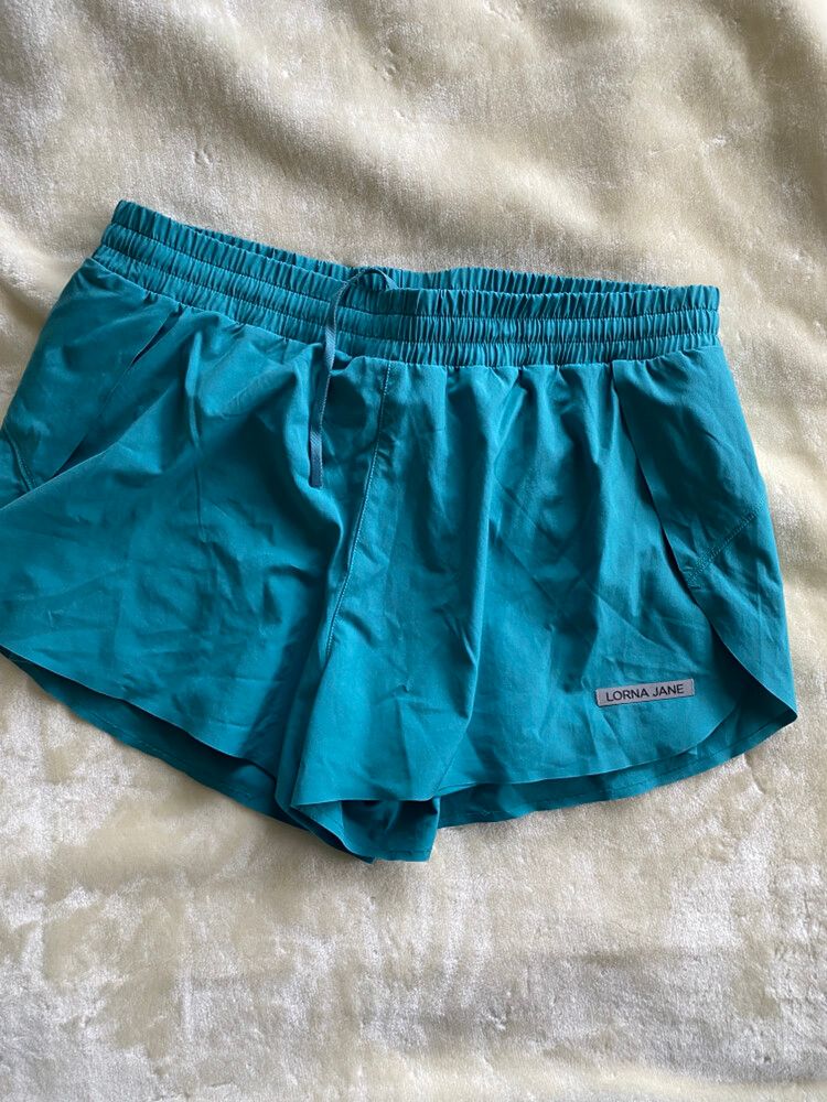 Lorna Jane Teal Lightspeed Running Shorts