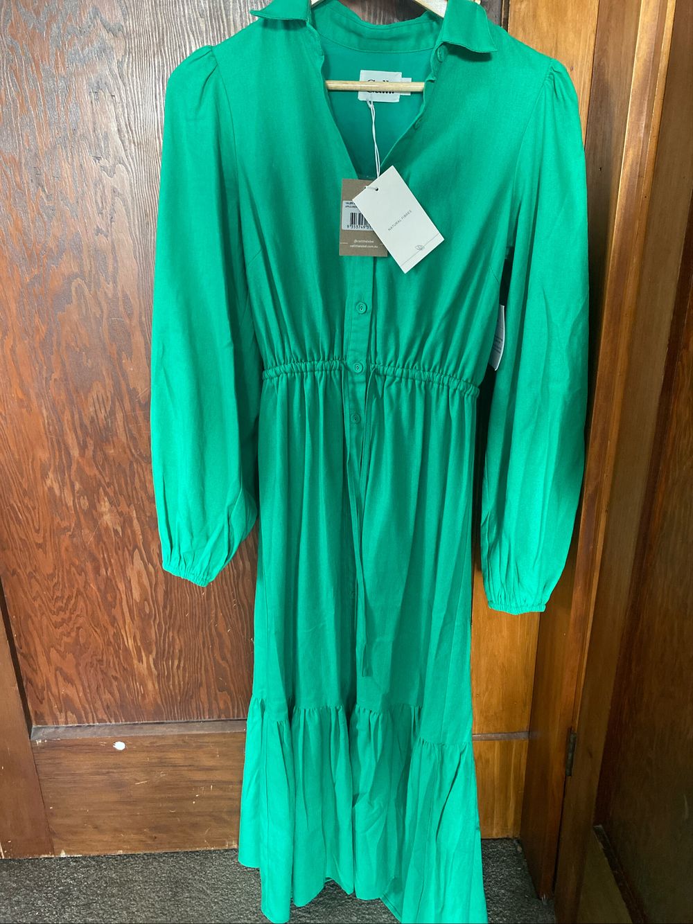 Apple Green Shirt Dress