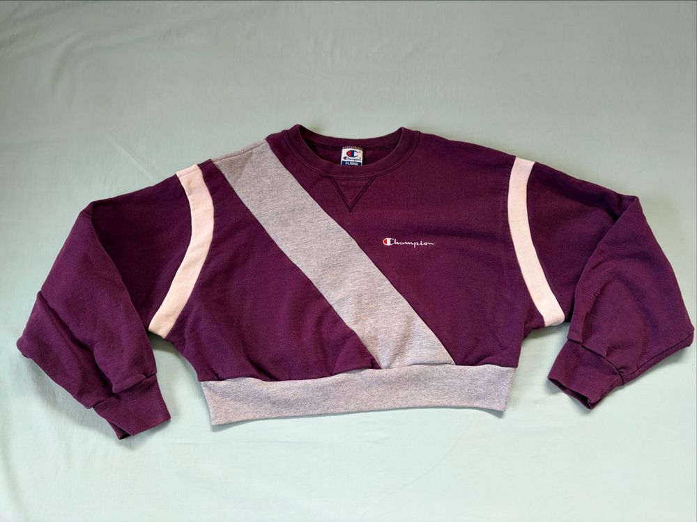 Champion Block Crop Sweatshirt