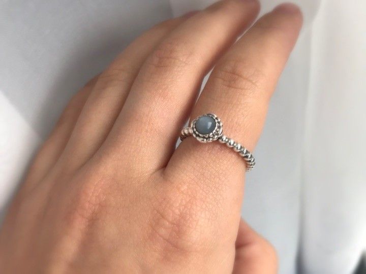 925 Sterling Birthday Blooms Ring Pandora Hopeekasha Stackable