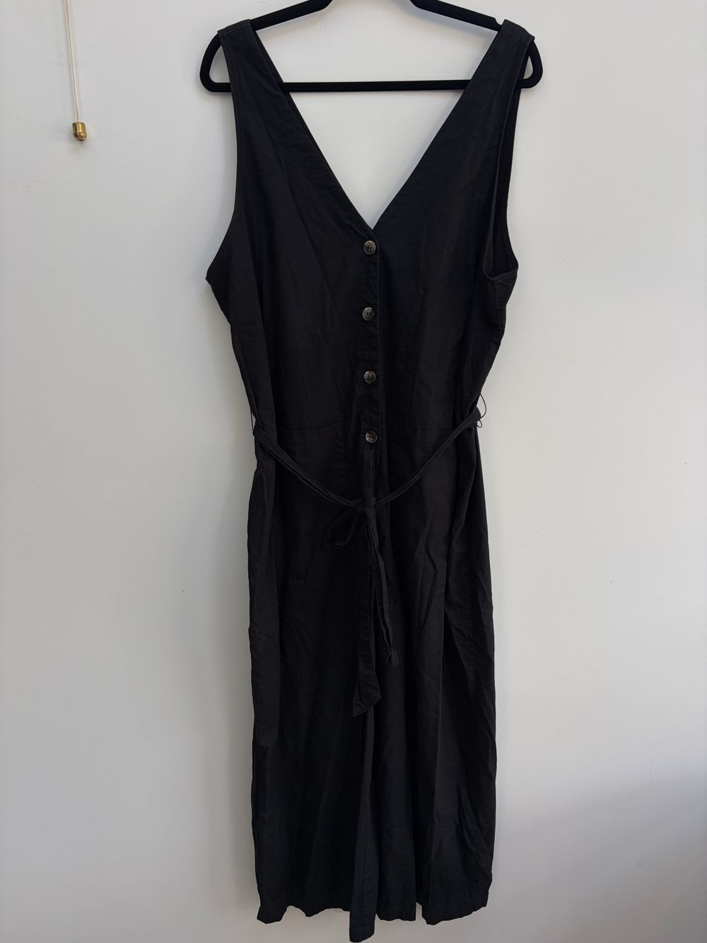 Monki Black 100% cotton Jumpsuit