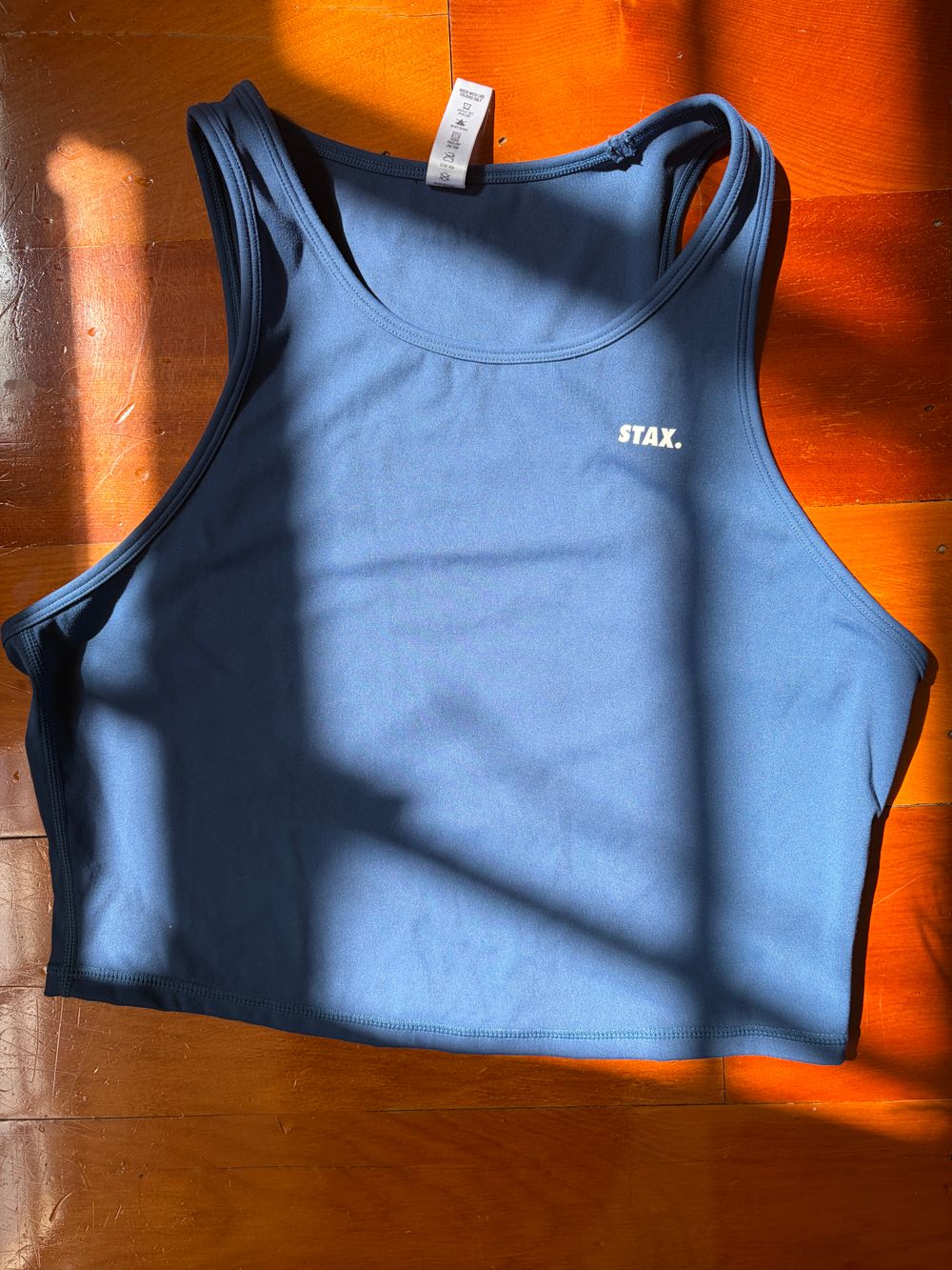2 STAX. Blue Crop Tops