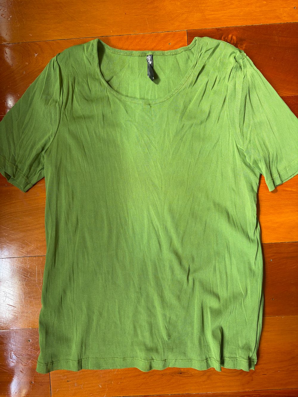 Green mesh t shirt