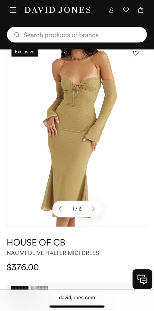 House of CB - House of CB Green Midi Dress on Designer Wardrobe