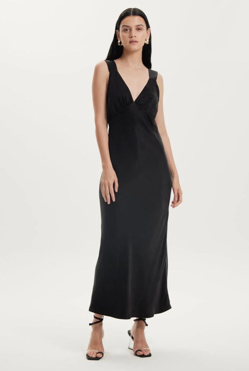 Third Form Camisole Bias Slip Black
