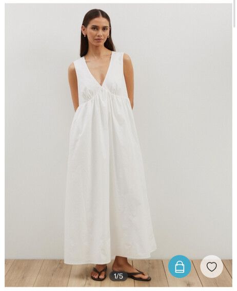 COOP White Midi Dress