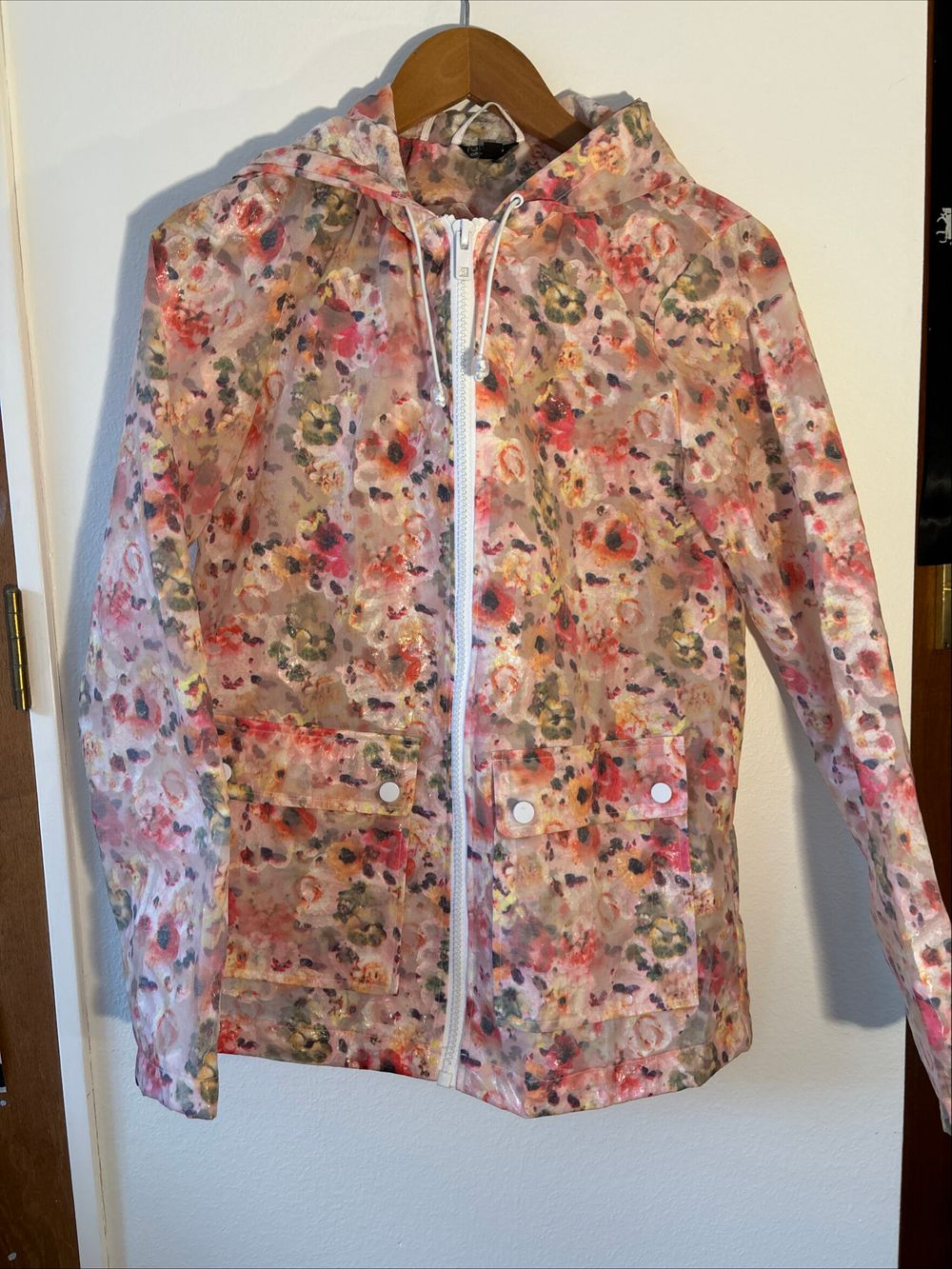 Topshop Floral Jacket Size UK 8