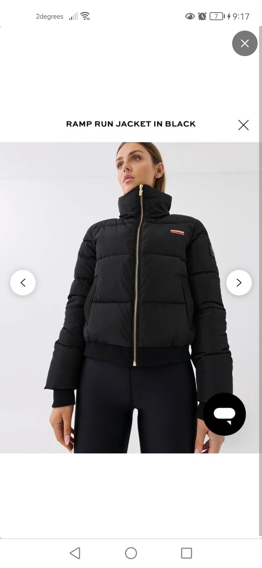Ramp run jacket