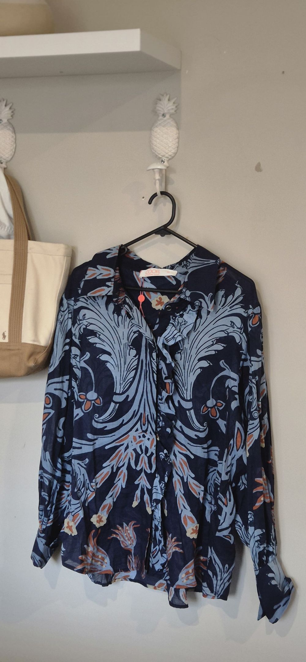 Coop Blue Floral Print Shirt