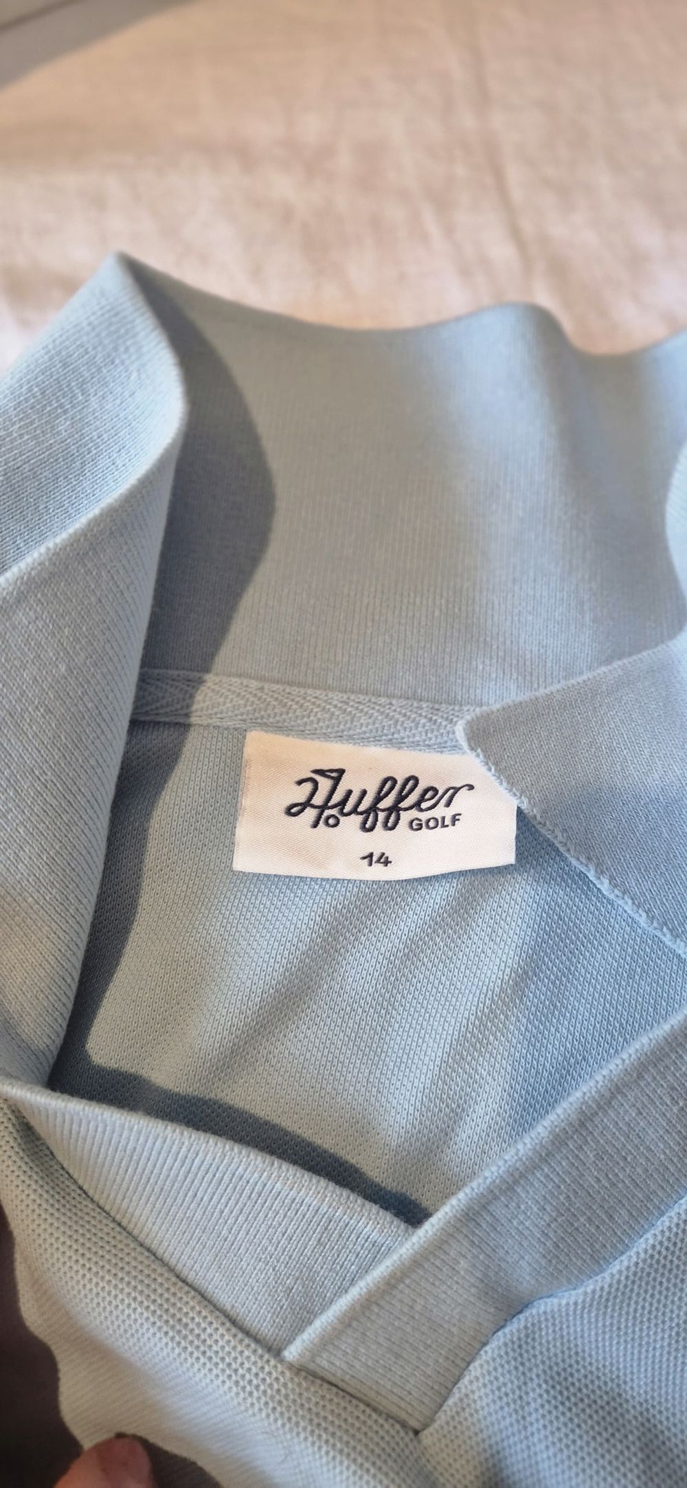 Huffer Blue And White Golf tee and skirt