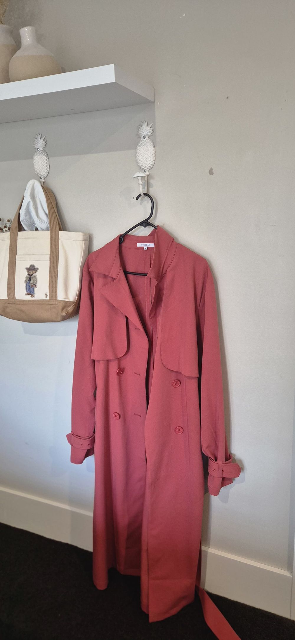Tuesday rust Trench Coat