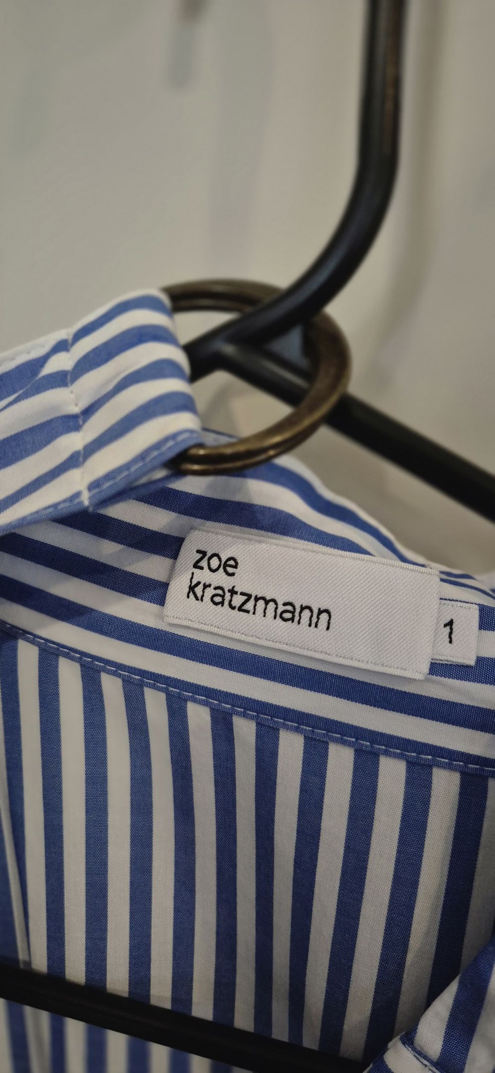 Zoe Kratzmann Blue Striped Shirt Dress