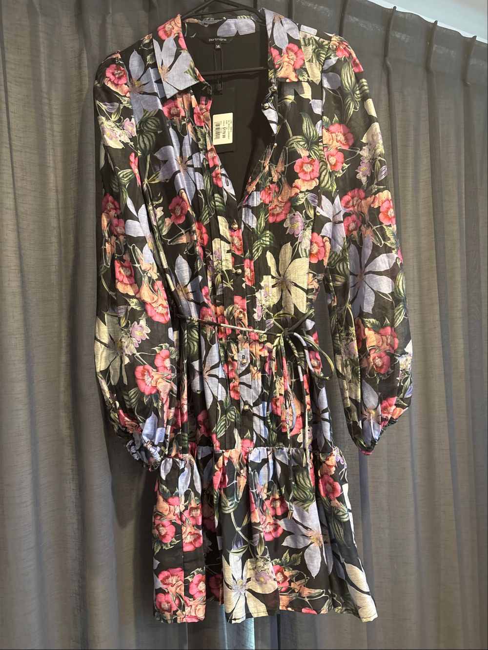 portmans black floral dress Portmans