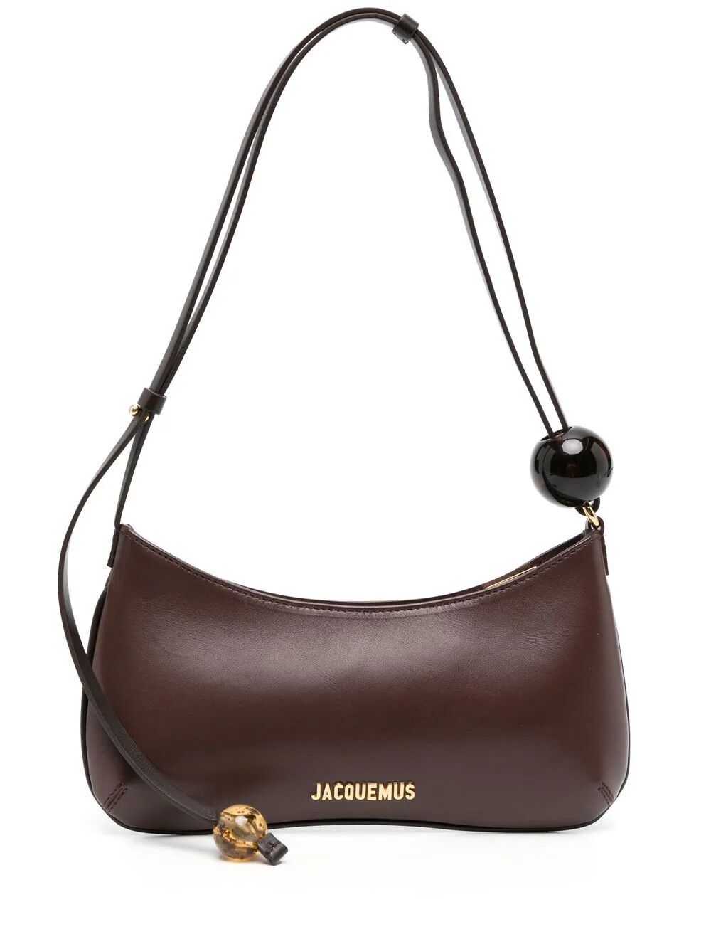 JACQUEMUS Le Bisou Perle Beaded shoulder bag.