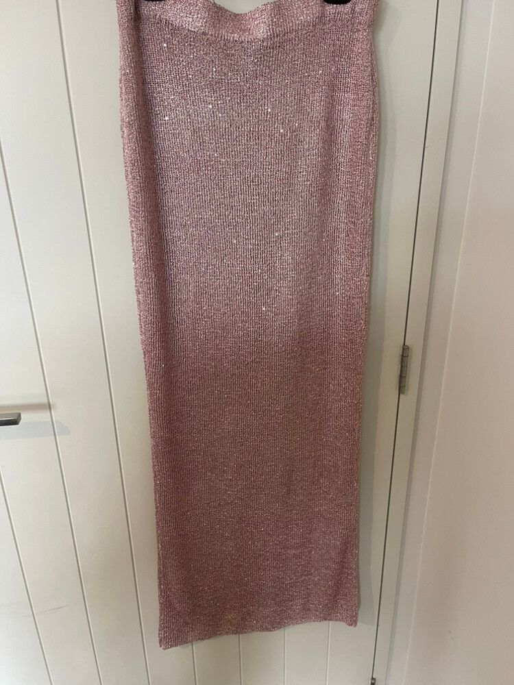 Sequin Knit Maxi Skirt