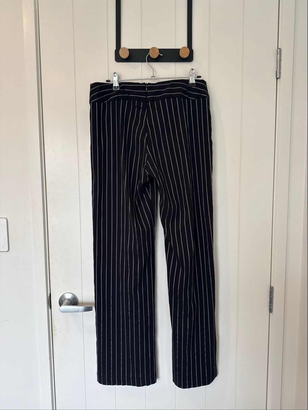 Vintage Low-waist Pinstripe Pants