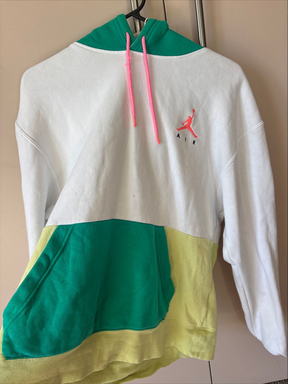 Air Jordan White Green Hoodie