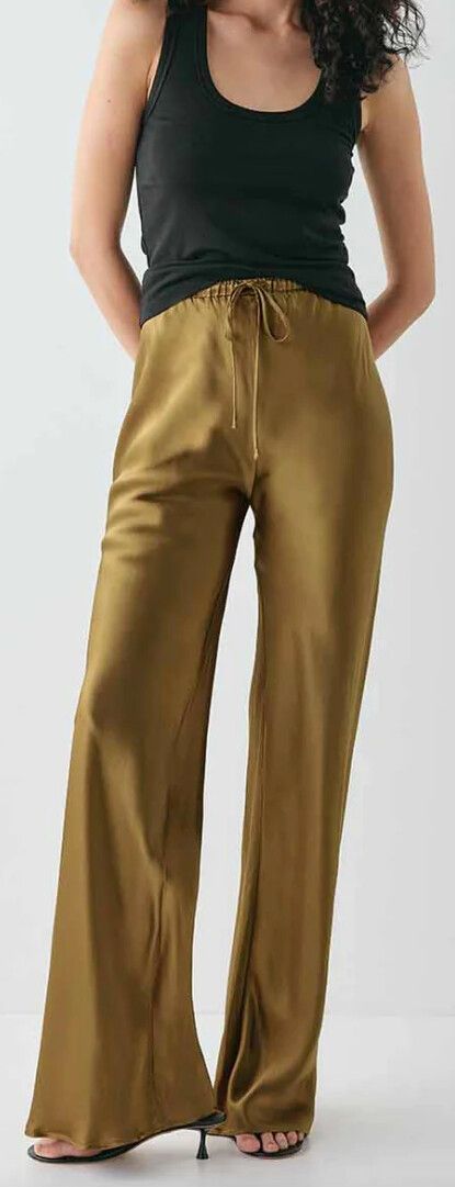 RAE SATIN PANTS COPPER