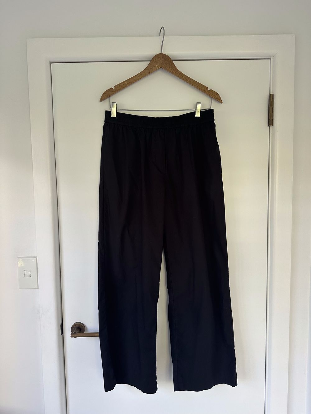 Juliette Hogan Black Wide Leg Pants