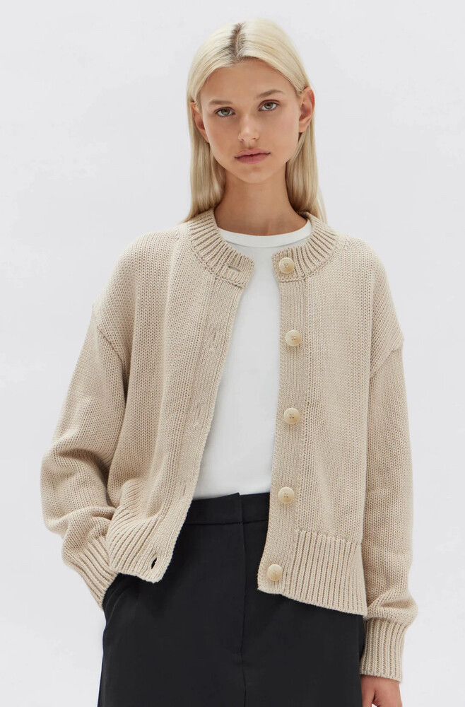 Wool Pakistan Button Sweater For Ladies Assembly Label Assembly