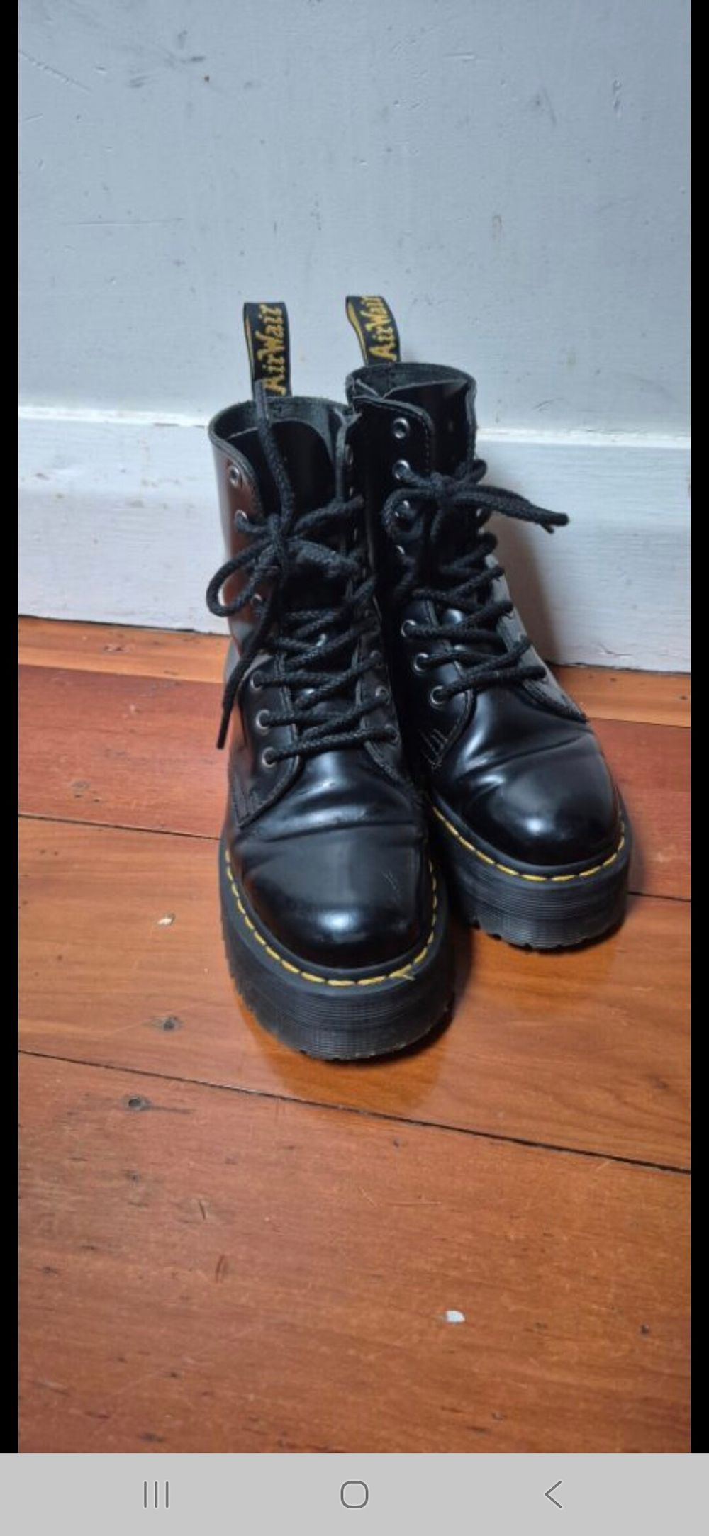 Dr Martens Black Jadon Platform Boots