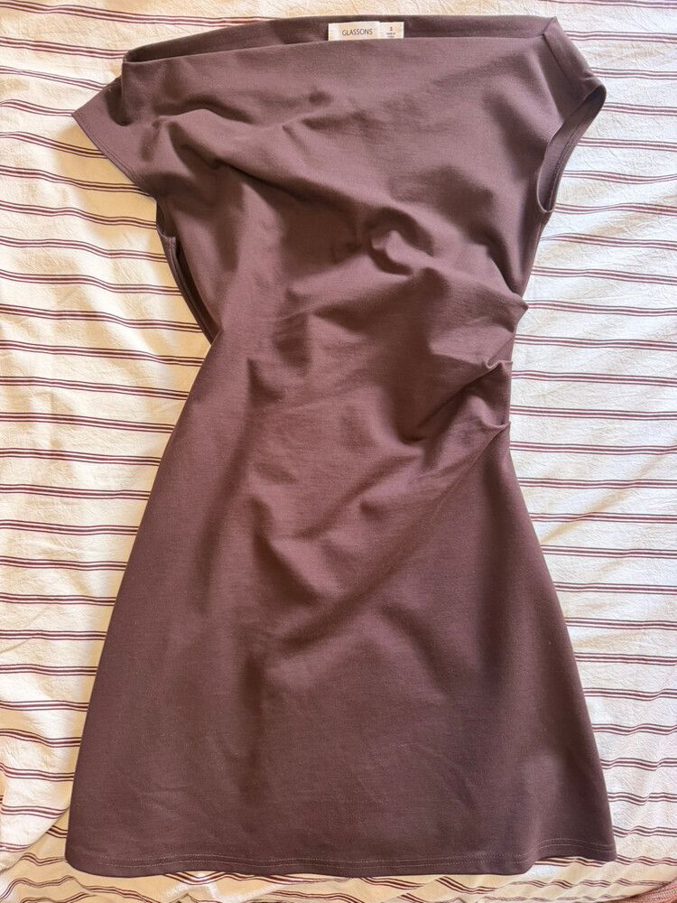 Glassons Asymmetrical Neckline mini dress