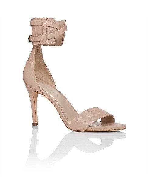 Zimmermann Heels Buckled Cuff Sandals Blush Beige Pink Au 10 41 Leather $595