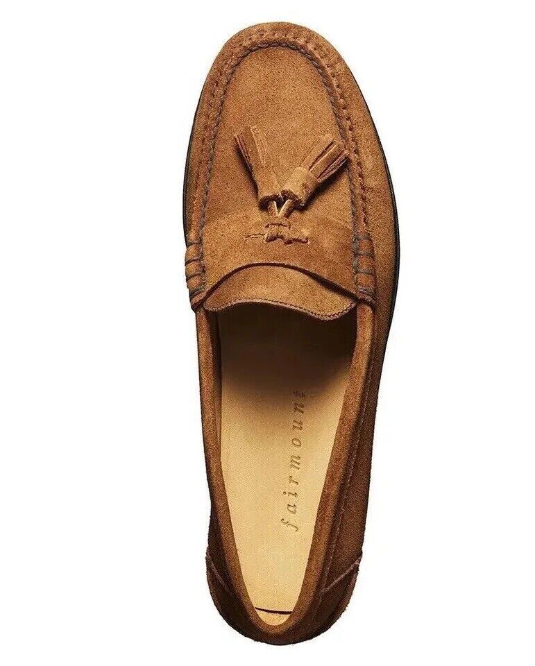 Fairmount Loafers Moccasins Leather Slip On Us 10 43.5 Oxford Boat Tod Shoes New