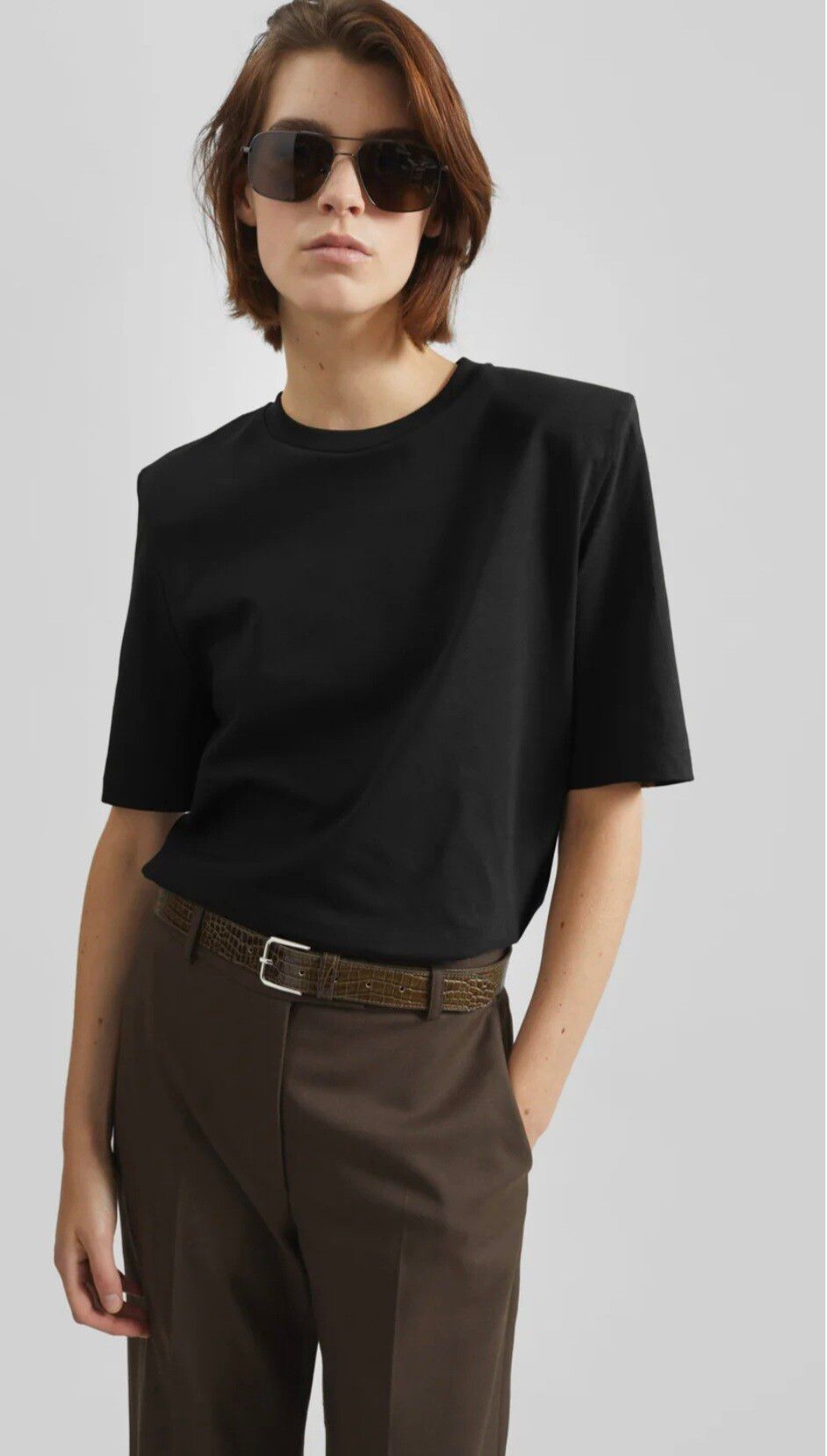 The Frankie Shop shoulder pad tshirt