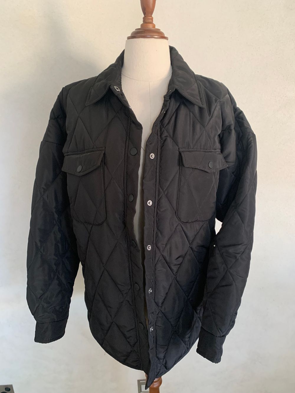 Black Quilted Jacket