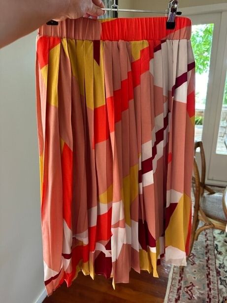 VILA pleated skirt