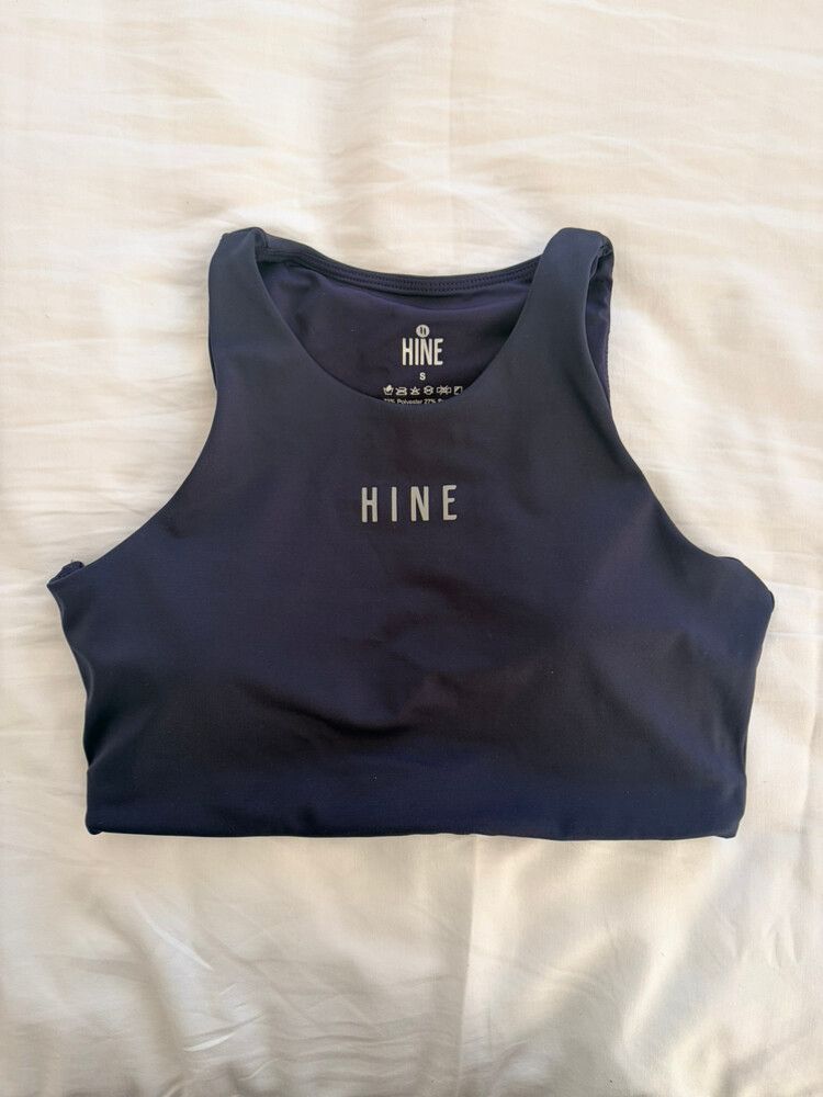 Hine Navy Sports Bra