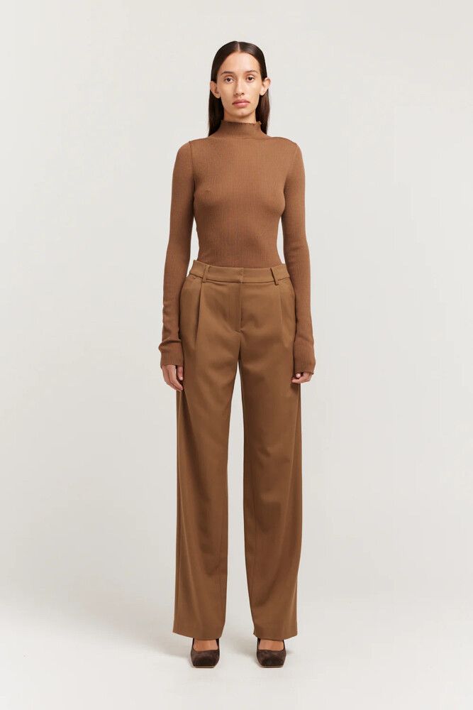 Henne Carsson Suit Pant, Brass, 8