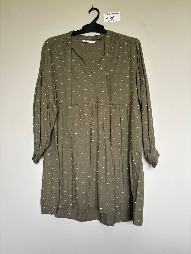zara green polka dot dress Mismatched Bridesmaid Dresses