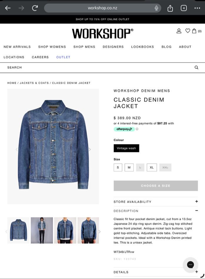 Workshop Denim Jacket