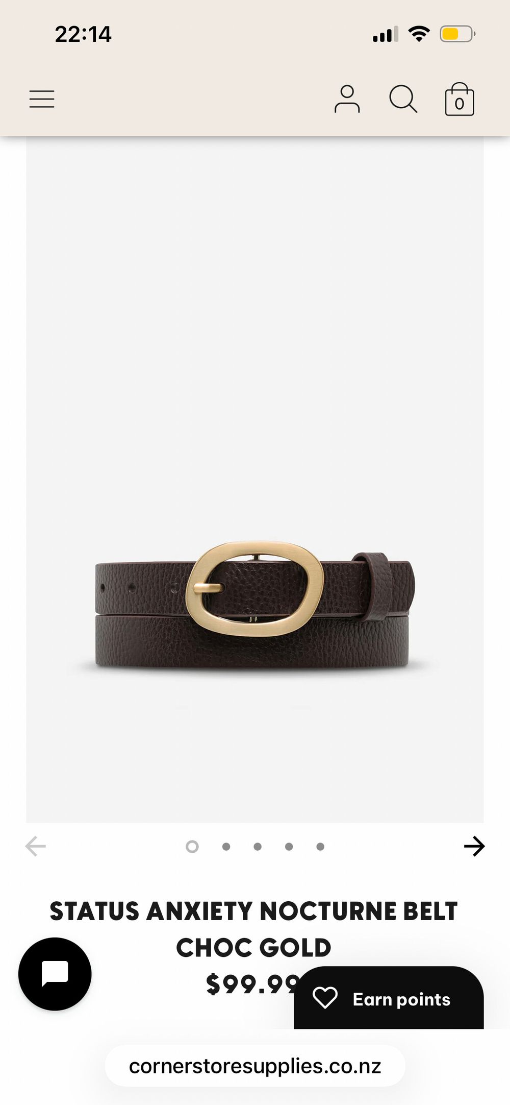 Status Anxiety Nocturne Belt