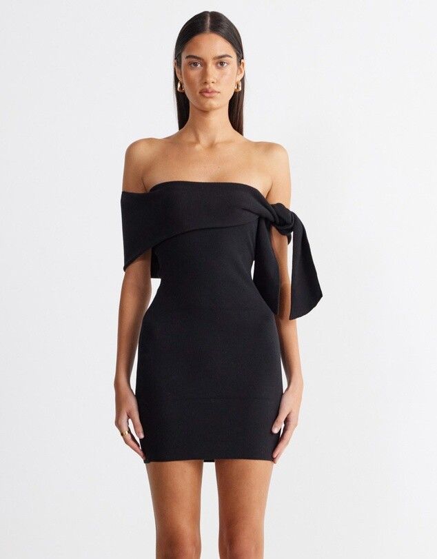 jaymes mini dress Jaymes Square Neck Empire Mini Dress-Blue