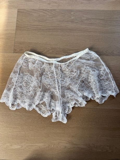 Gooseberry Intimates White Lace Briefs