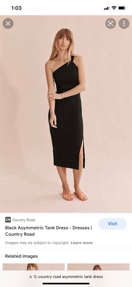 country road asymmetric dress ECB Exclusive