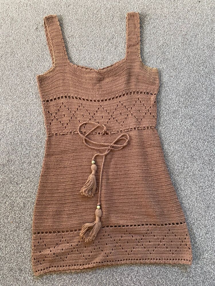 pastel designs crochet dress
